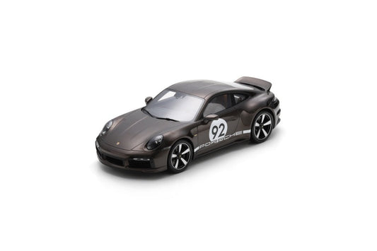 [Online Only] Schuco 1:12 Porsche 911 (992) Sport Classic - Macadamia Metallic with Heritage Design Package 2023 12U00004