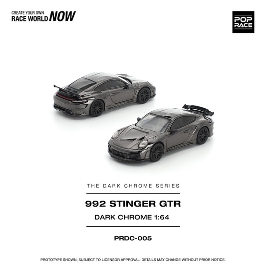 [Preorder] POPRACE 1:64 STINGER GTR DARK CHROME PRDC005