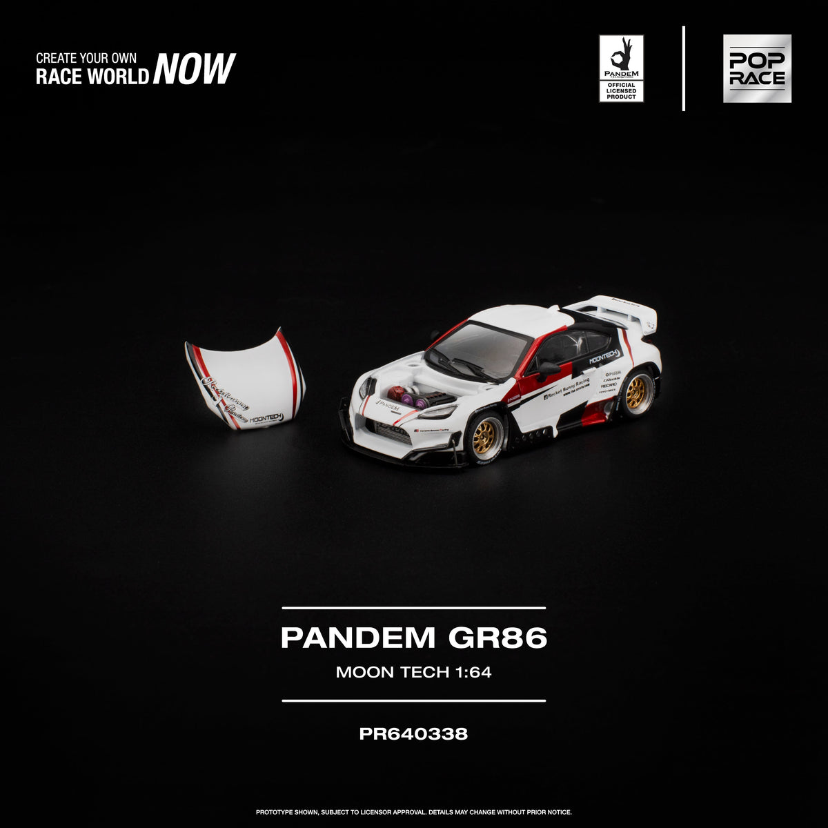 [Preorder] POPRACE 1:64 PANDEM GR 86 Moontech PR640338