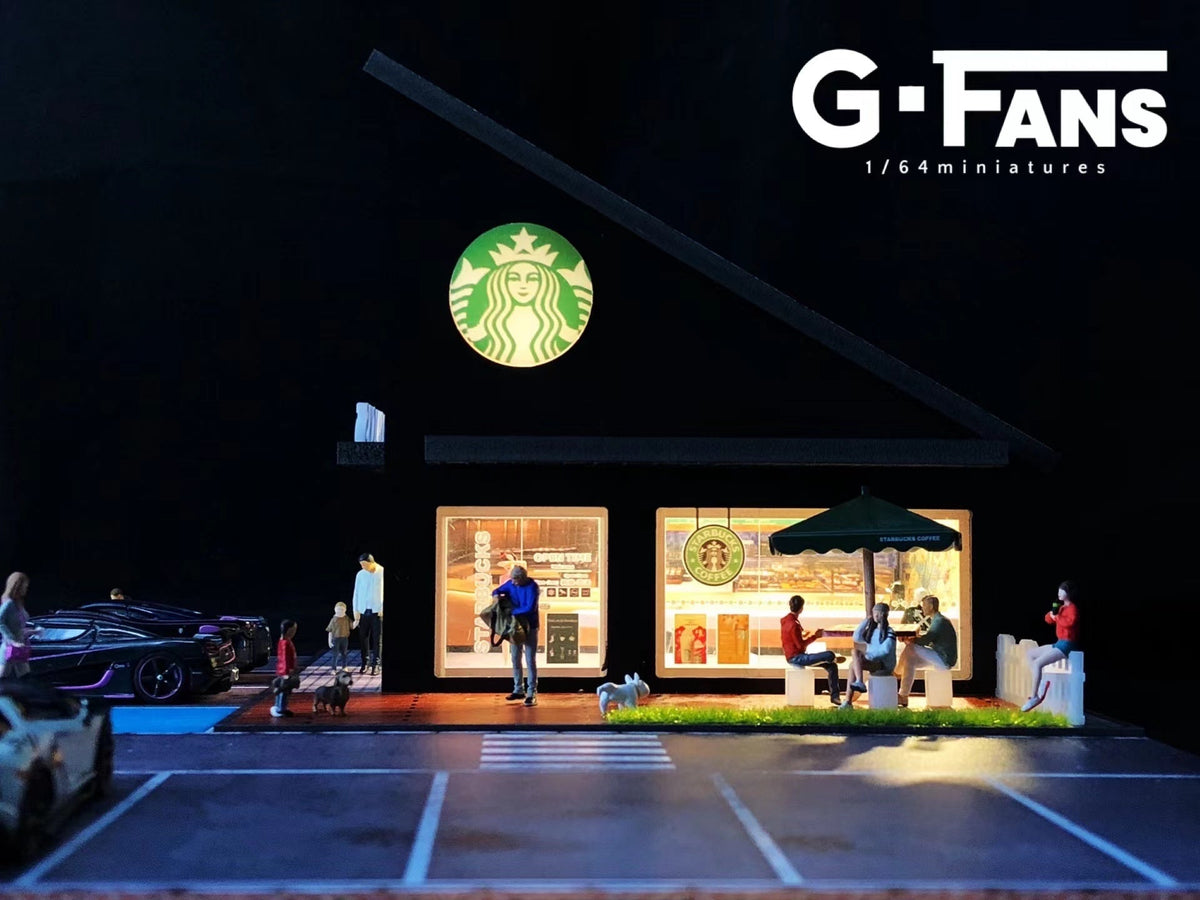 G.Fans 1:64 Starbucks Building Diorama Model 710025