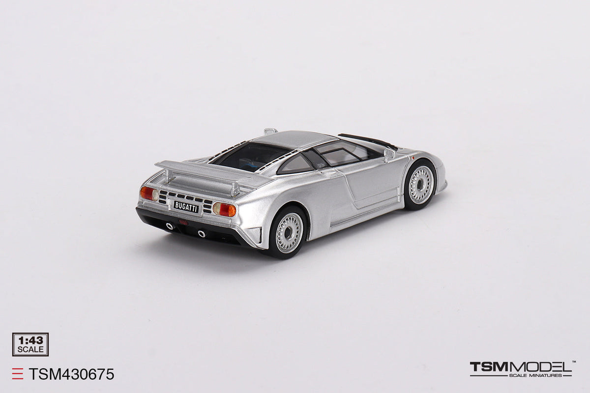 TSM 1:43 Bugatti EB110 GT Grigio Chiaro - Silver TSM430675