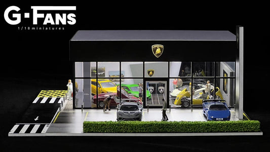 G.Fans 1:64 Diorama Lamborghini Display Center 710034