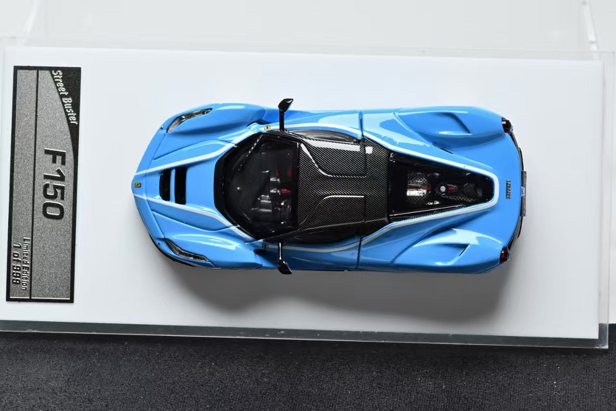 [Preorder] Street Buster 1:64 Ferrari F150 Aperta Baby Blue
