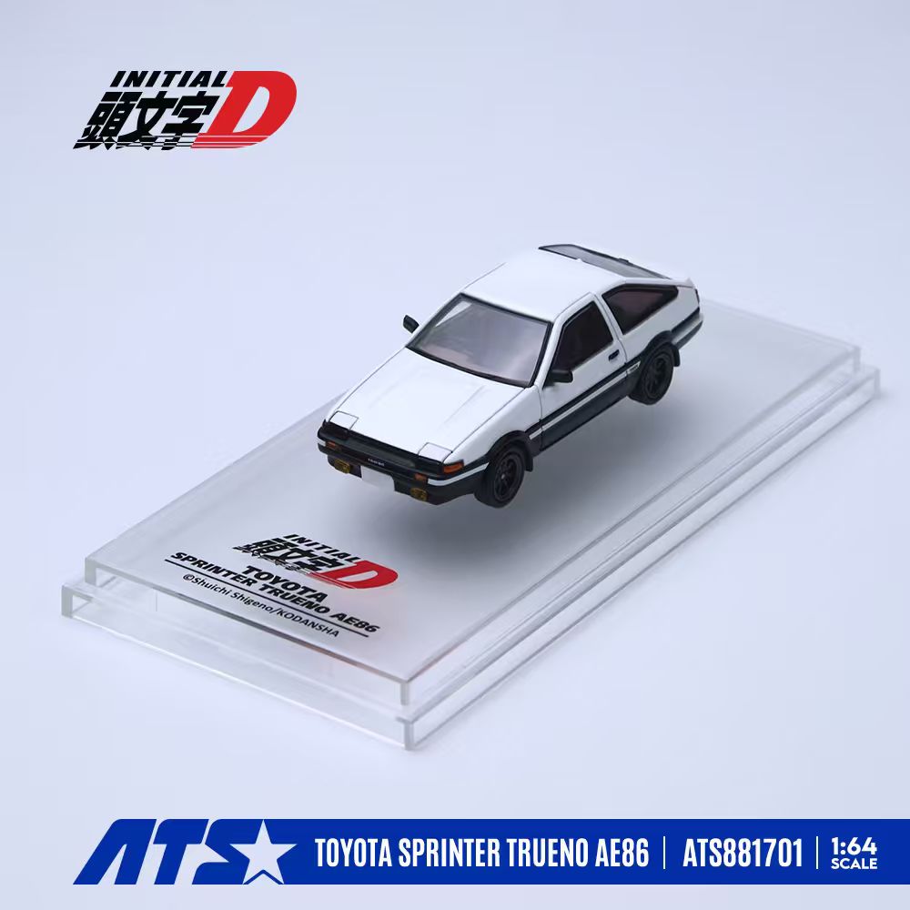 [Preorder] ATS Model 1:64 Toyota AE86 Initial D (2 Verison) ATS881701/ATS881702