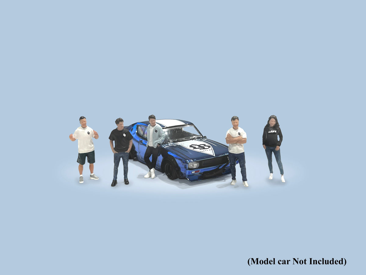American Diorama 1:64 Team Liberty Walk (Set of 5 figures) AD-2415