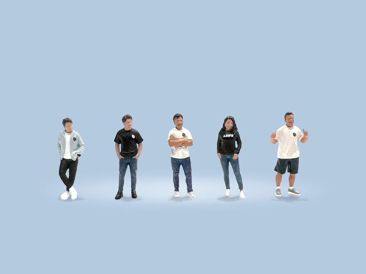 American Diorama 1:64 Team Liberty Walk (Set of 5 figures) AD-2415