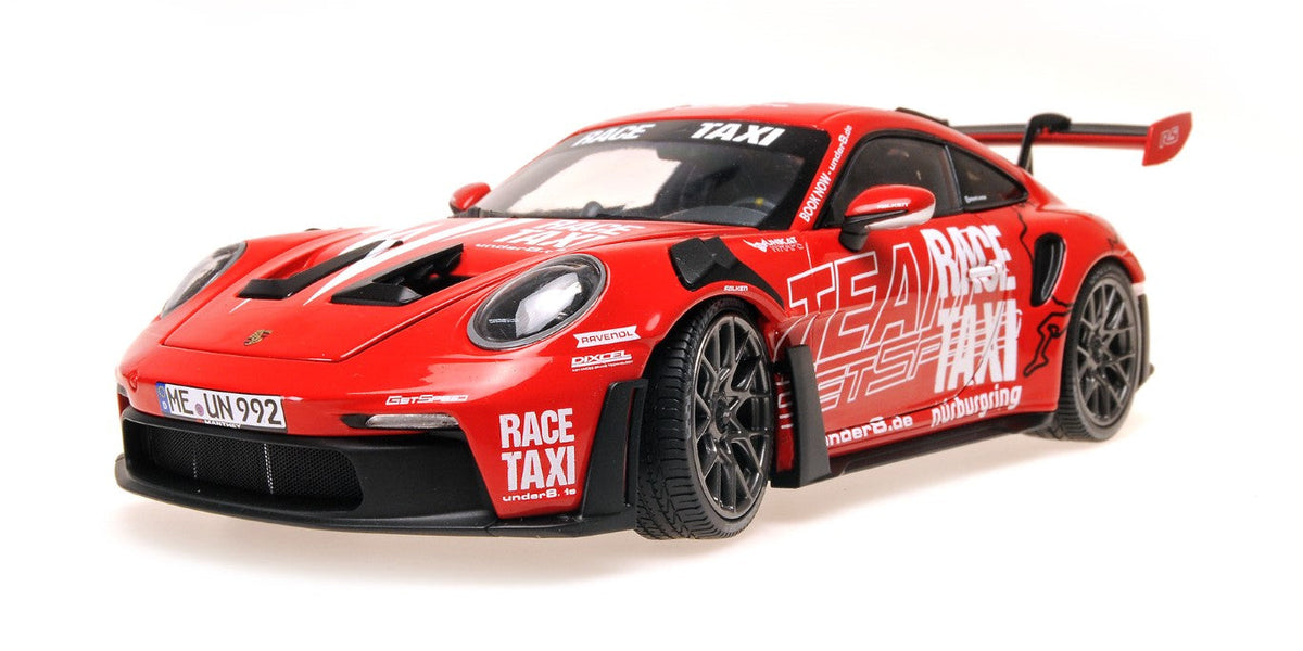 [Preorder] MINICHAMPS 1:43 PORSCHE 911 (992) GT3RS 2024 RED GETSPEED RACE TAXI