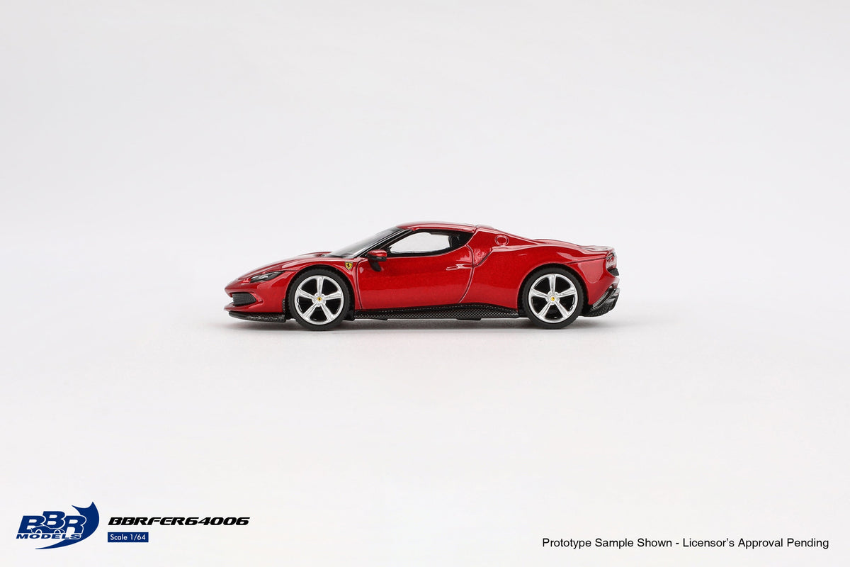 BBR Model 1:64 Ferrari 296 GTB Rosso Imola BBRFER64006