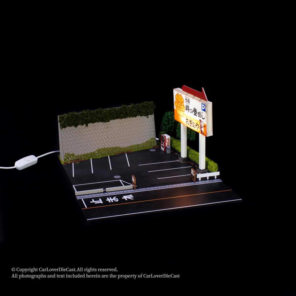 G.Fans 1:64 Initial D Parking Lot Diorama Scene with Light 710037