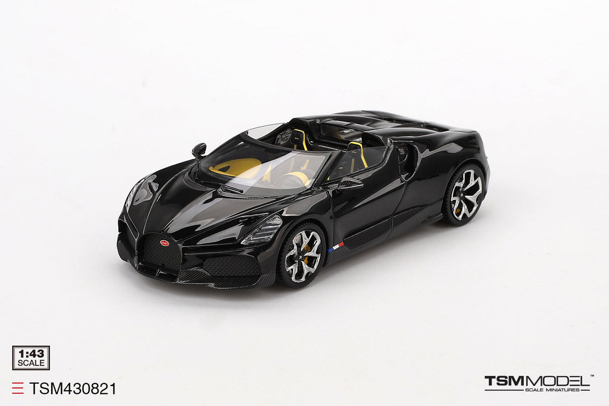 TSM 1:43 Bugatti W16 Mistral Black