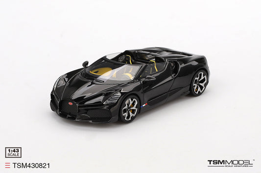 TSM 1:43 Bugatti W16 Mistral Black