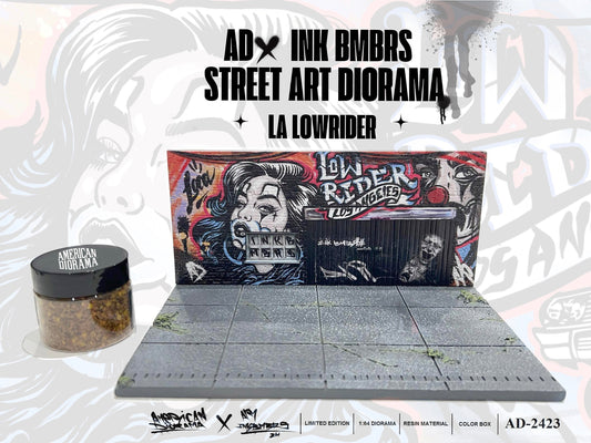 American Diorama 1:64 Street Art Diorama - LA Lowrider AD-2423