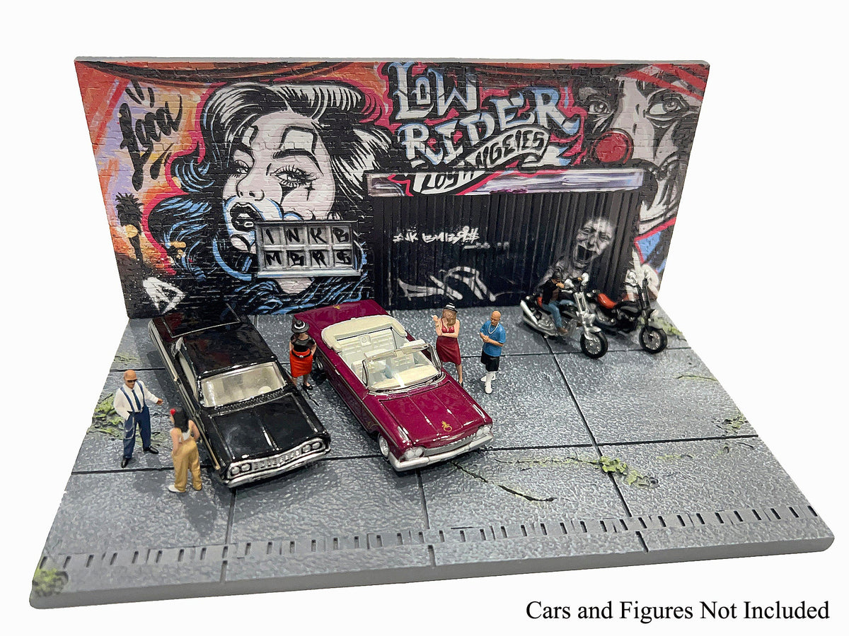 American Diorama 1:64 Street Art Diorama - LA Lowrider AD-2423