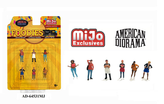American Diorama 1:64 Figure Set Foodies AD-64531MJ