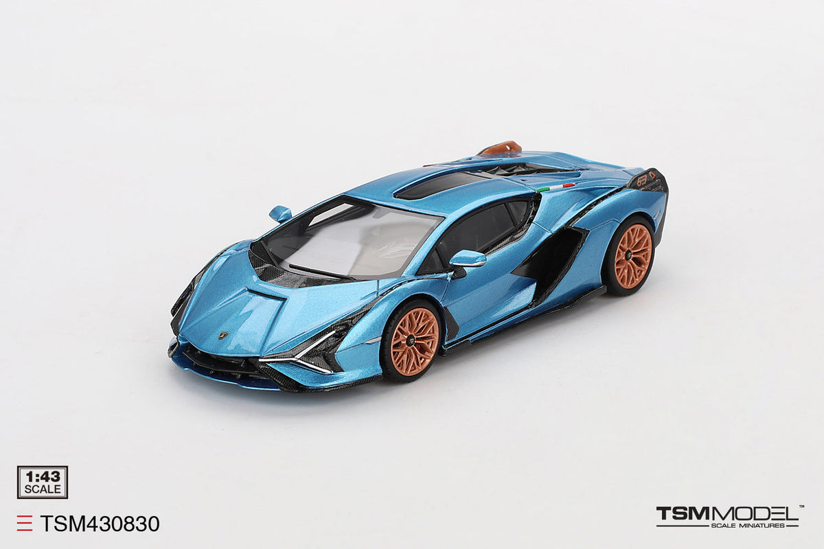 [Preorder] TSM 1:43 Lamborghini Sián FKP 37  Blu Aegir TSM430830