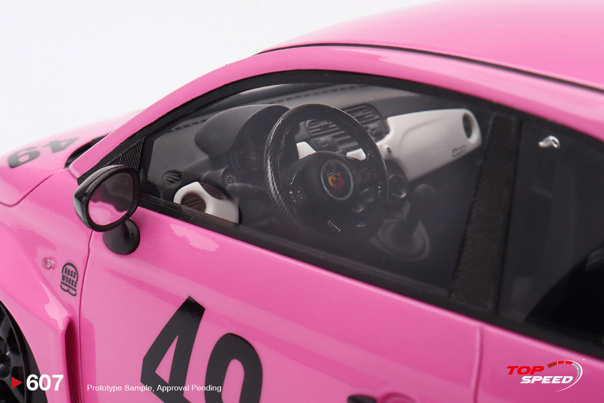 Topspeed 1:18 LB-WORKS x Abas Works Abarth 595 Pink TS0607