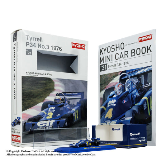 Kyosho 1:64 Tyrrell P34 1976 NO.3 / NO.4 Chinese Version K07038B1-CL / K07038B2-CL