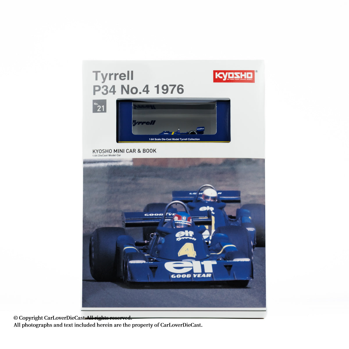 Kyosho 1:64 Tyrrell P34 1976 NO.3 / NO.4 Chinese Version K07038B1-CL / K07038B2-CL