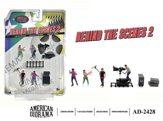 American Diorama 1:64 Figure set - Behind the Scenes 2 AD-2428