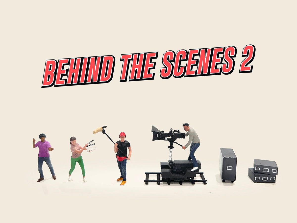 American Diorama 1:64 Figure set - Behind the Scenes 2 AD-2428