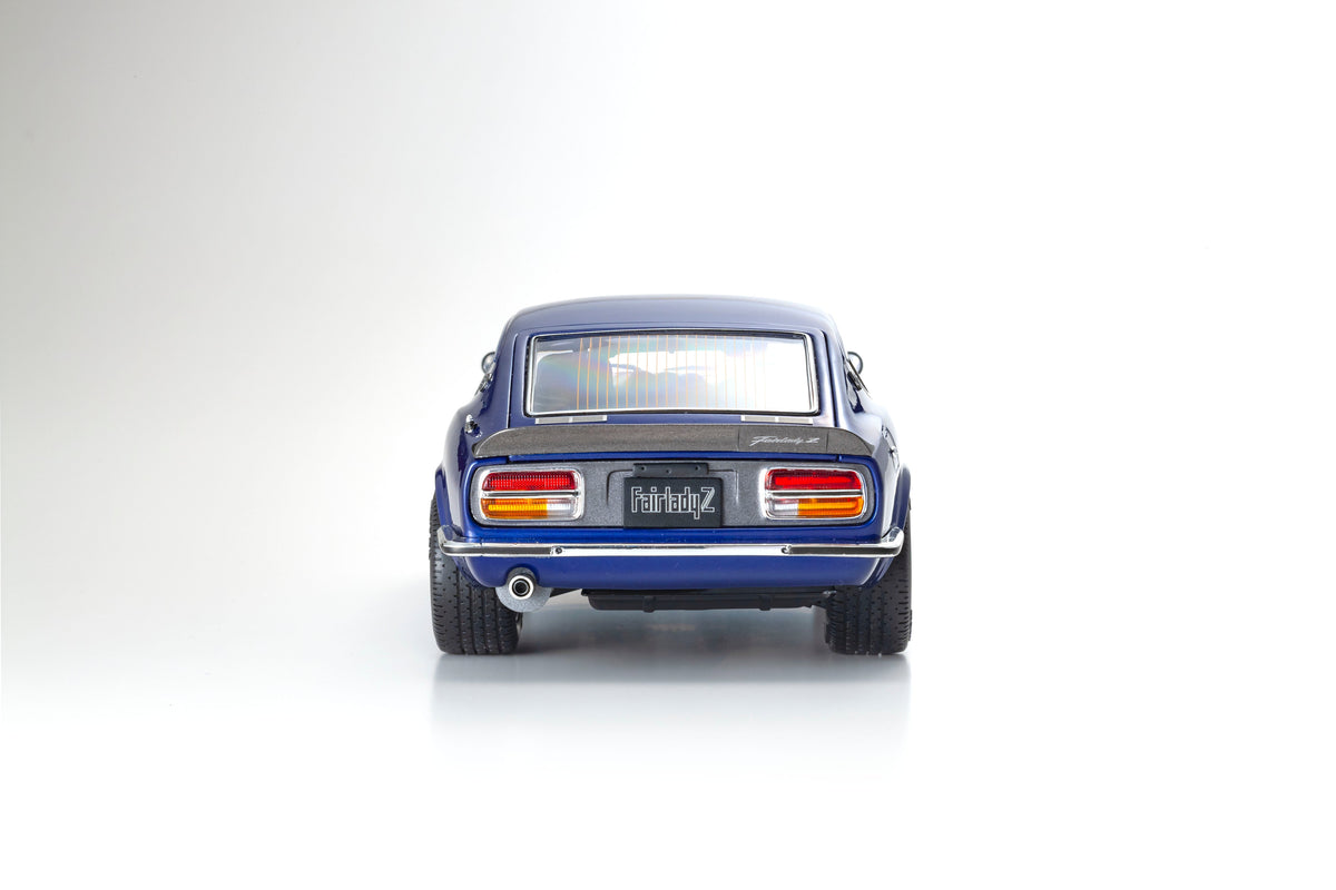 Kyosho 1:18 Nissan Fairlady Z-L (S30) - Blue/Silver Rim - 08220WBL
