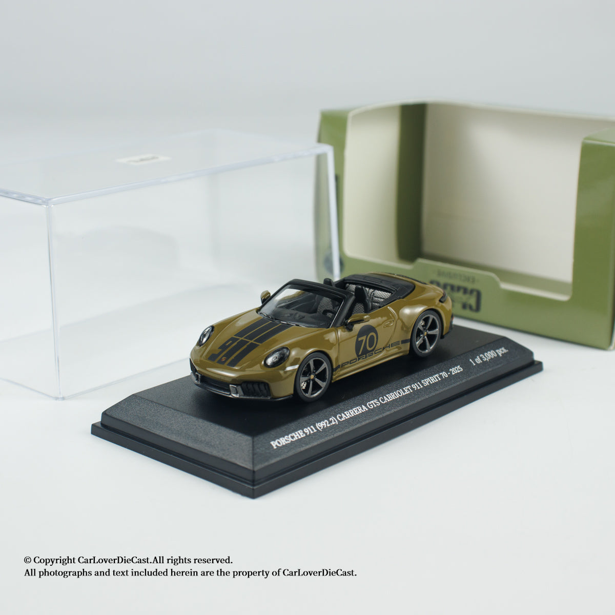 Minichamps 1:64 PORSCHE 911 (992.2) CARRERA GTS CABRIOLET CLDC 643064138