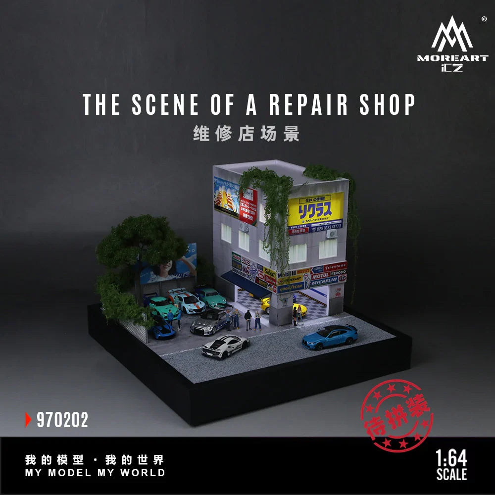 MoreArt 1:64 The Repair Shop Scene MO970202