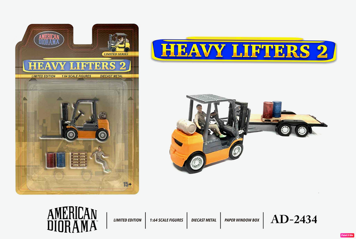 American Diorama 1:64 Figure set - Heavy Lifters 2 AD-2434