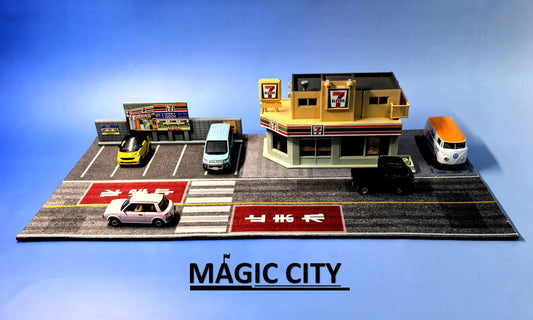 Magic City 1:64 7-Eleven Convenience Store & Parking Lot 110082
