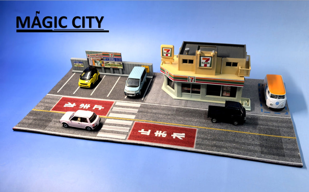 Magic City 1:64 7-Eleven Convenience Store & Parking Lot 110082