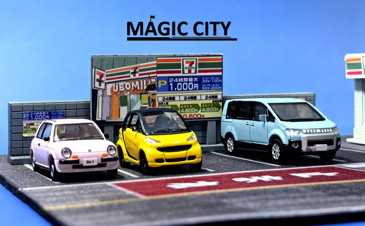 Magic City 1:64 7-Eleven Convenience Store & Parking Lot 110082
