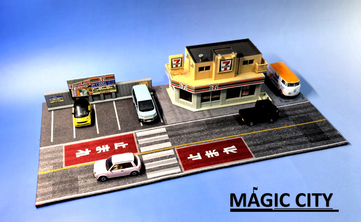 Magic City 1:64 7-Eleven Convenience Store & Parking Lot 110082