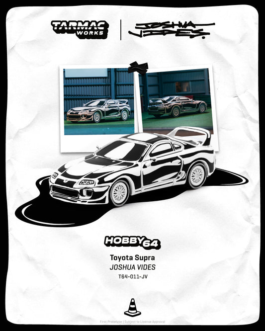 Tarmac Works 1:64 Toyota Supra – Designed by JOSHUA VIDES – Hobby64 T64-011-JV