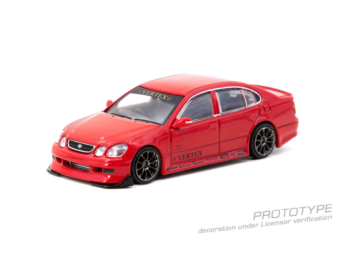 [Preorder] Tarmac Works 1:64 VERTEX Toyota Aristo JZS161 – Red- Mijo Exclusives – Global64 T64G-081-RE