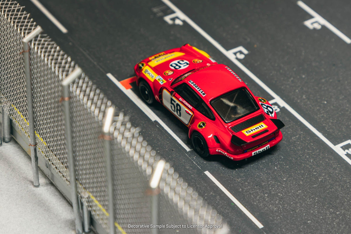 [Preorder] Tarmac Works x Schuco 1:64 Porsche 911 Carrera RSR 3.0 24h Le Mans 1975 #58 – Red T64S-024-75LM58
