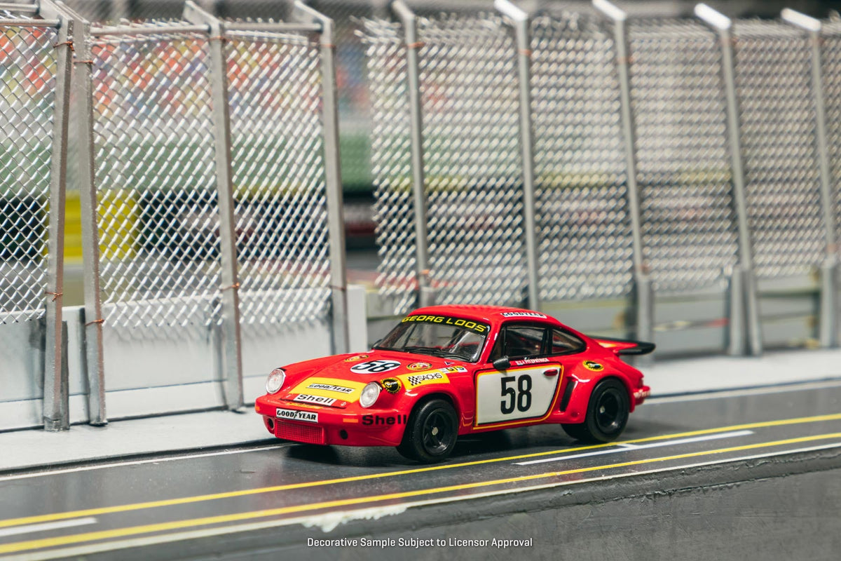 [Preorder] Tarmac Works x Schuco 1:64 Porsche 911 Carrera RSR 3.0 24h Le Mans 1975 #58 – Red T64S-024-75LM58