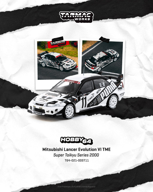 Tarmac Works 1:64 Mitsubishi Lancer Evolution VI TME Super Taikyu Series T64-021-00ST11