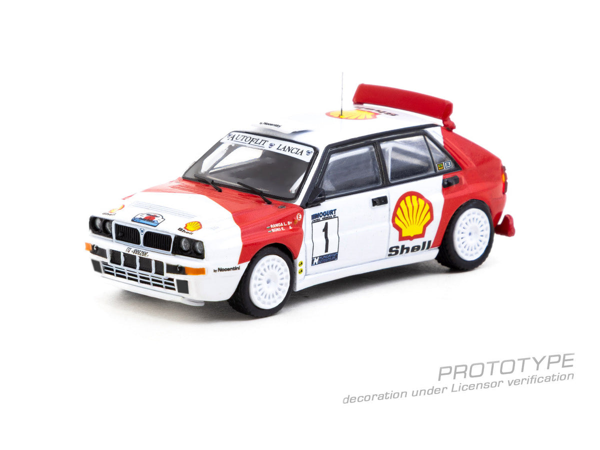 [Preorder] Tarmac Works 1:64 Lancia Delta HF Integrale Mogürt-Salgó Rallye 1993 T64-049-93MSR01