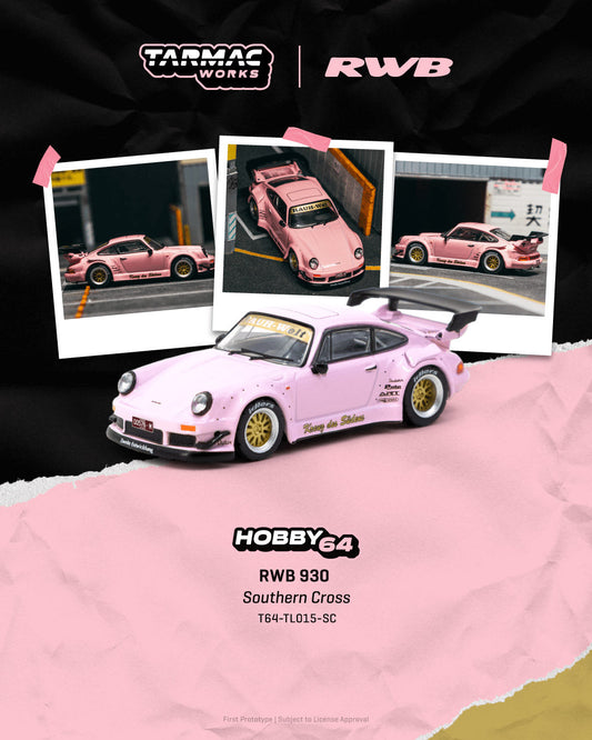 [Preorder] Tarmac Works 1:64 RWB 930 Southern Cross T64-TL015-SC