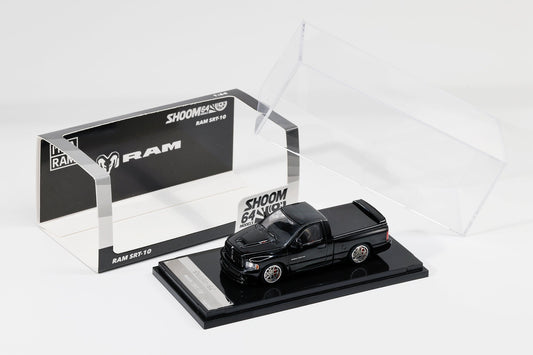 GCD 1:64 Shoom64 Dodge 2003 RAM SRT-10 Black (LHD) SHOOM-103-003