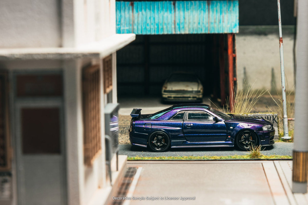 Ignition Model X Tarmac Works 1:64 Nismo R34 GT-R Z-tune Purple Metallic IG3839