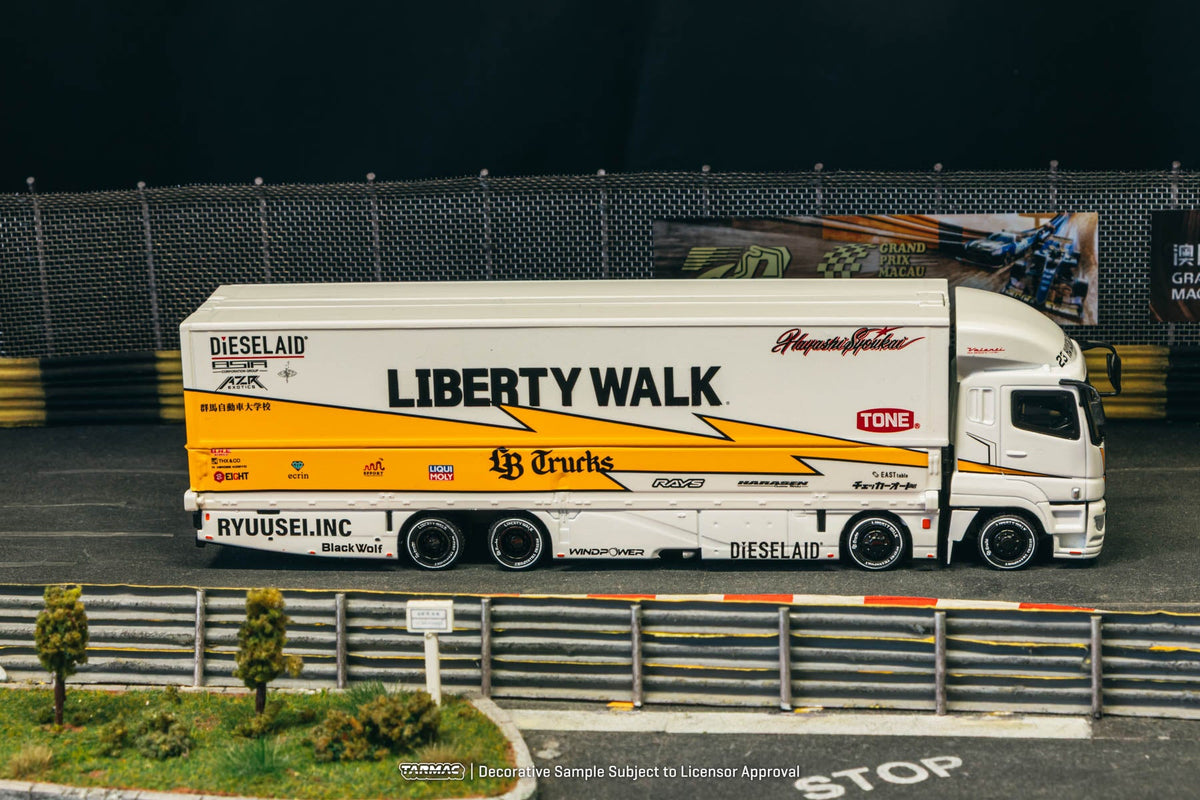 [Preorder] Tarmac Works 1:64 Mitsubishi Fuso Super Great LB-Truck – Truck64 T64T-TL001-LBY