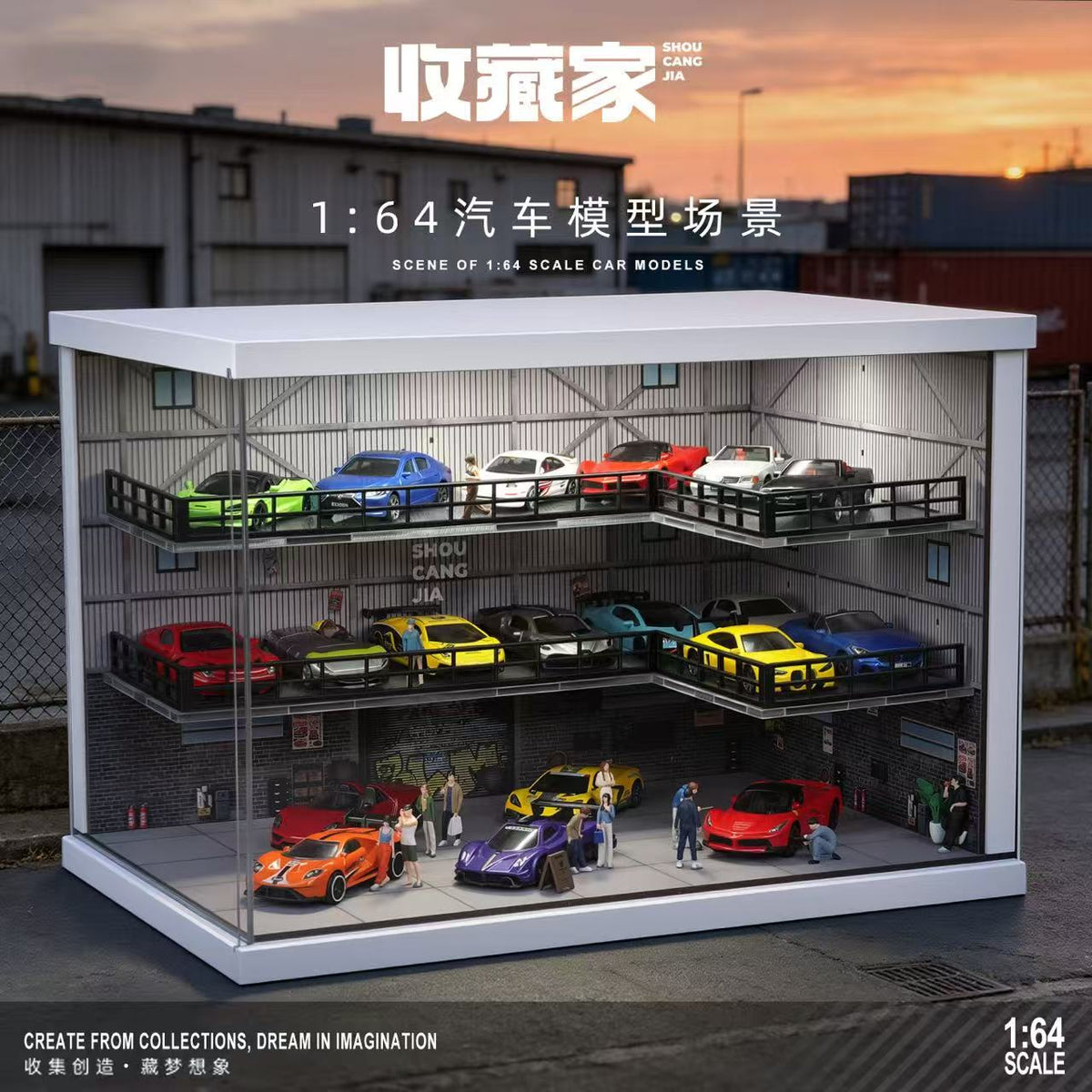 [Preorder] SHOU CANG JIA 1:64 Industrial Warehouse SCJ-82069