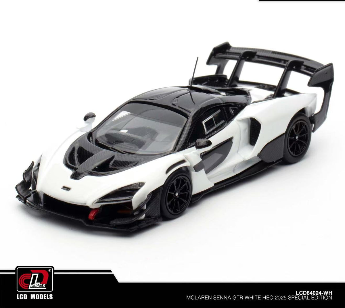 LCD 1:64 McLaren Senna GTR White LCD64024-WH