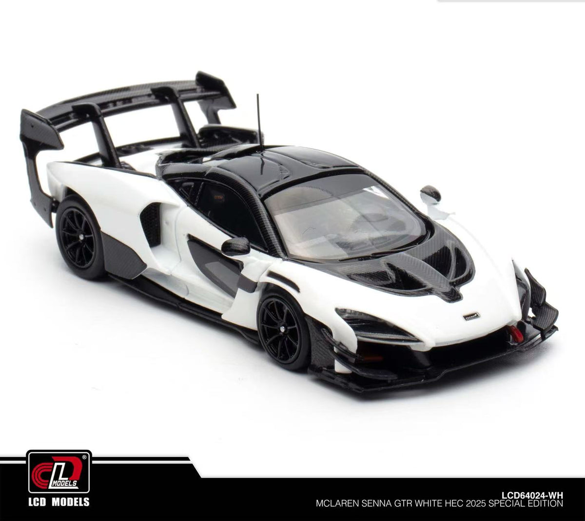 LCD 1:64 McLaren Senna GTR White LCD64024-WH