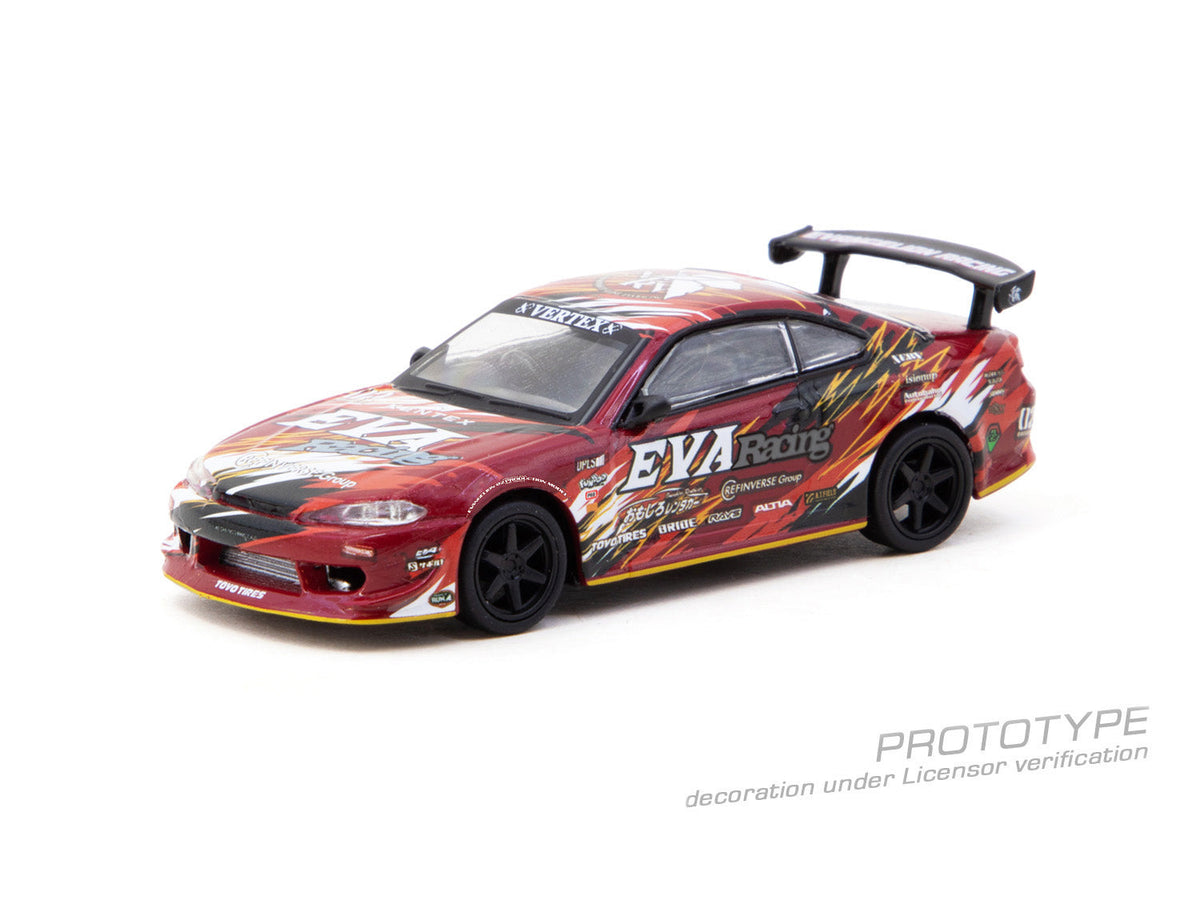 [Preorder] Tarmac Works 1:64 EVA RT Production Model-02 Nissan S15 – Vertex T64G-023-EVA02-B
