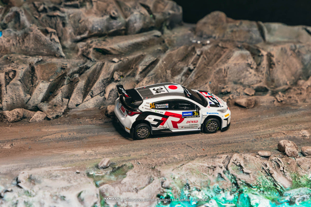 [Preorder] Tarmac Works 1:64 Toyota GR Yaris Rally2 Rally Sweden 2024 Yuki Yamamoto / Marko Salminen – Hobby64 T64-092-24RS34