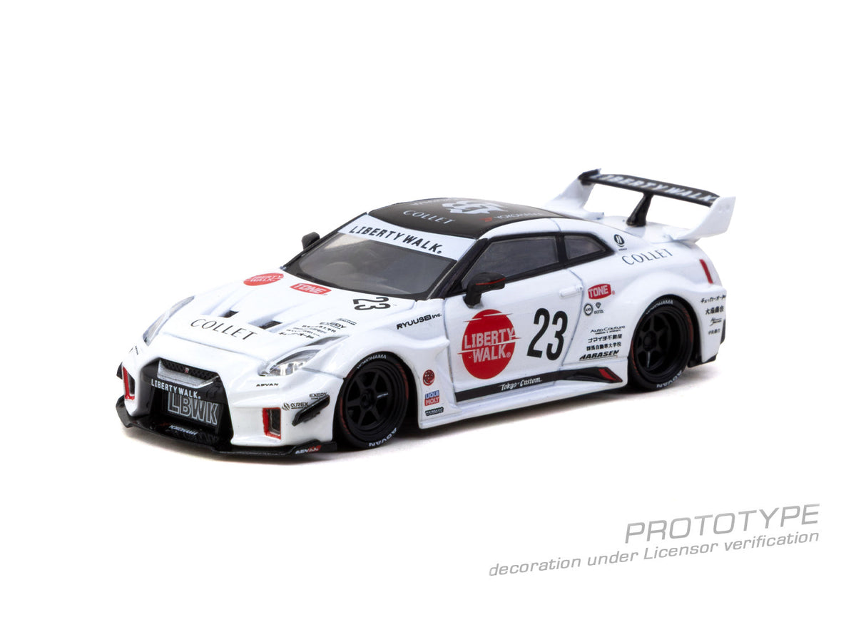 [Preorder] Tarmac Works 1:64 LB-Silhouette WORKS GT NISSAN 35GT-RR – White – Hobby64 T64-105-WH