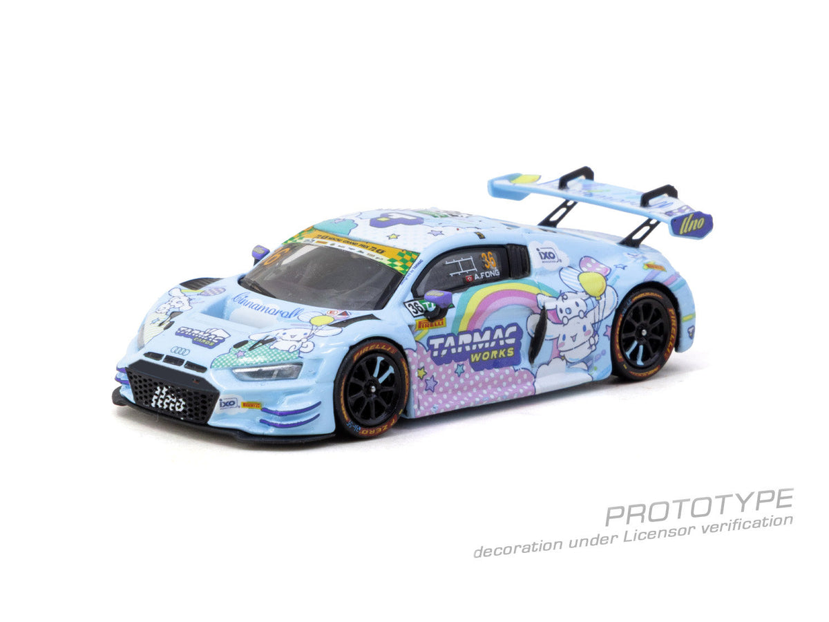 [Preorder] Tarmac Works 1:64 Audi R8 LMS GT3 evo II Macau GT Cup – FIA GT World Cup 2025 Uno Racing Adderly Fong Model Car + Trading Cards Combo Set – Hobby64 T64-043-25MGP36