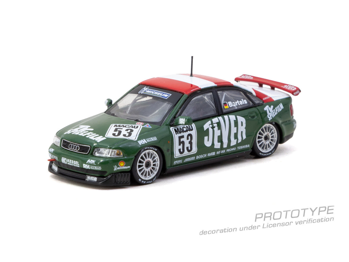 [Preorder] Tarmac Works 1:64 Audi A4 quattro Macau Guia Race 1999 Winner Michael Bartels – Hobby64 T64-077-99MGP53